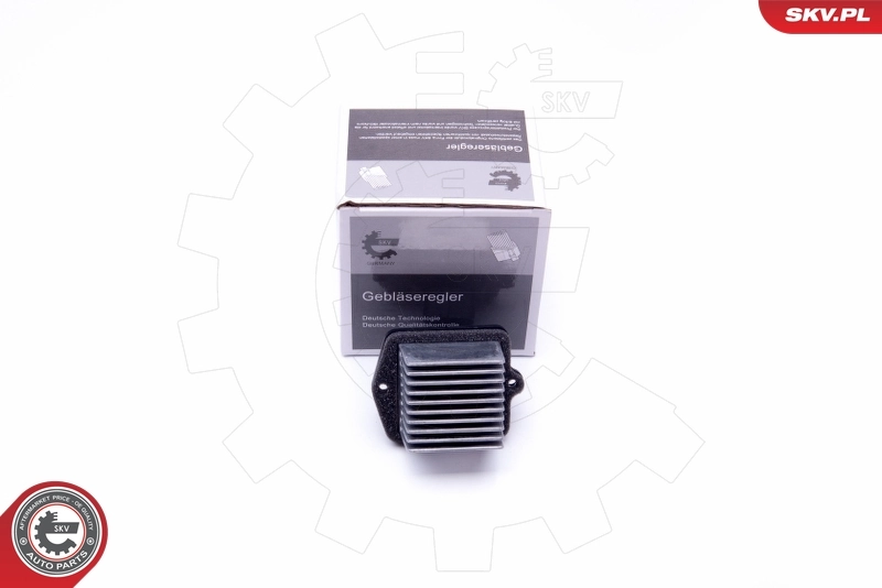 Resistor, interior blower